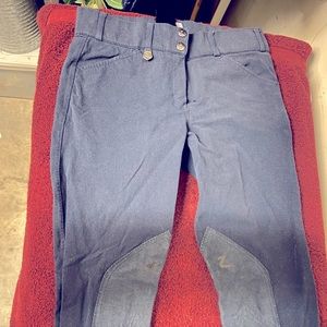 Navy Blue Horze Brand Britches